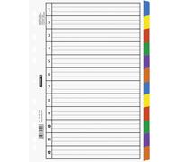 Baier Schneider &File Index File Page dividers; 100% Recycled Paper, Blank Paper