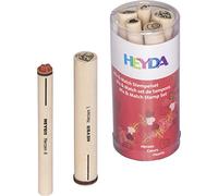 Baier & Schneider Tampon Poesiestempel MM, Bois/Caoutchouc, Coeur 8,8 x 5,7 cm, 1 VE = 5 S