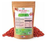 Baies de Goji Bio du Tibet 1KG - Fruits 100% Naturels Séchés au Soleil - Superaliment Riche en Vitamines - SFB Laboratoires