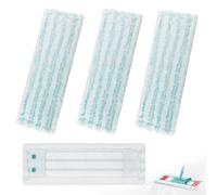 Baieye 4 pièces de rechange pour Leifheit Profi XL Micro DuoCotto Plu, housse de rechange pour Leifheit Profi XL, retrait rapide de la housse, chiffon micro-feu efficace pour tous les sols