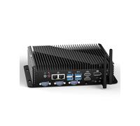 Baieyu Industriel Mini PC, Core i5-1235U (Jusqu'à 4,4 GHz), 8 Go RAM DDR5, SSD NVMe 256 Go, Double LAN 2,5 G, 2 HD+DP 4K Triple, USB 3.0/Wi-FI 5/BT 4.2, Alimentation 9-36 V CC, Mini PC Windows 11 Pro