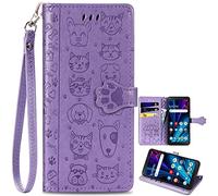 BaiFu Chat et Chien Coque pour Xiaomi POCO F2 Pro, Housse en Cuir Magnétique Dessin animé pour Xiaomi POCO F2 PRO-06