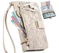 BaiFu Coque avec Vivo Y27 5G, Housse à Motif Floral, dragonne, béquille, Sac à Main à Fermeture magnétique, Étui Portefeuille pour Vivo Y27 5G-Gris