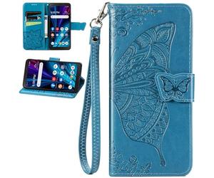 BaiFu Coque Portefeuille pour Fairphone 5 avec Porte-Cartes et Bracelet, Housse à Magnétique pour Fairphone 5 Etui pour Femme-04