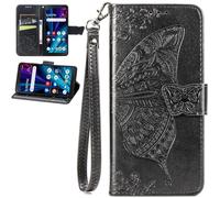 BaiFu Coque Portefeuille pour Honor Win RT 5G avec Porte-Cartes et Bracelet, Housse à Magnétique pour Honor Win RT 5G Etui pour Femme-03