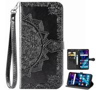 BaiFu Coque Portefeuille pour Honor Win/Win RT avec Porte-Cartes et Bracelet, Housse à Magnétique pour Honor Win/Win RT Etui pour Femme-10