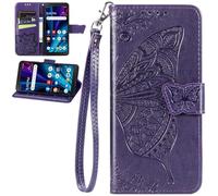 BaiFu Coque Portefeuille pour Motorola Edge 60 Pro avec Porte-Cartes et Bracelet, Housse à Magnétique pour Motorola Edge 60 Pro Etui pour Femme-02