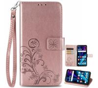 BaiFu Coque Portefeuille pour Motorola Edge 70 avec Porte-Cartes et Bracelet, Housse à Magnétique pour Motorola Edge 70 Etui pour Femme-14