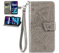 BaiFu Coque Portefeuille pour Sharp Aquos sense7 avec Porte-Cartes et Bracelet, Housse à Magnétique pour Sharp Aquos sense7 Etui pour Femme-05