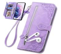 BaiFu Coque pour Vivo V21 4G/V21 5G, Cover Fermeture Magnétique pour Vivo V21 4G/V21 5G, Housse Fermeture éclair Poche pour Vivo V21 4G/V21 5G