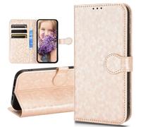 BaiFu Coque pour Xiaomi Poco M7 4G, Magnétique Wave Dot Flip Étui, Multifonction Cuir pour Xiaomi Poco M7 4G-02