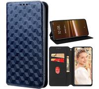 BaiFu Coque pour ZTE Nubia RedMagic 10 Air, PU Housse Étui Cuir pour ZTE Nubia RedMagic 10 Air Protection, Carré4