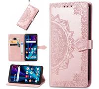 BaiFu Fleurs Mandala Coque pour Fairphone 5 Étui, Béquille, Fermeture magnétique Fairphone 5 Case, Cover Wallet pour Fairphone 5 Housse-01