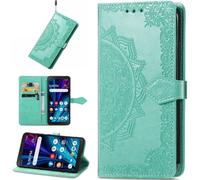 BaiFu Fleurs Mandala Coque pour Fairphone 5 Étui, Béquille, Fermeture magnétique Fairphone 5 Case, Cover Wallet pour Fairphone 5 Housse-06