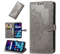 BaiFu Fleurs Mandala Coque pour Nokia HMD Pulse+ Étui, Béquille, Fermeture magnétique, Housse pour Nokia HMD Pulse+-05