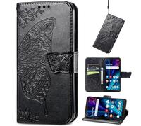 BaiFu Papillons Coque Cuir pour Oppo K12x Case, Béquille, Fermeture magnétique Étui, Roses Fleur Cover Wallet pour Oppo K12x Housse-03