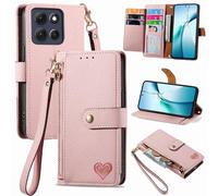 BaiFu RFID Blocage Coque avec Motorola Edge 70 Fusion, Pochette à Fermeture éclair et Fente pour Carte Case pour Motorola Edge 70 Fusion-02