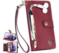 BaiFu RFID Blocage Coque avec Motorola Edge 70, Pochette à Fermeture éclair et Fente pour Carte Case pour Motorola Edge 70-03