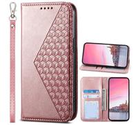 BaiFu Treillis 3D Étui pour Oppo A5x 5G Coque Portefeuille, Fermeture magnétique Housse Cuir pour Oppo A5x 5G-12