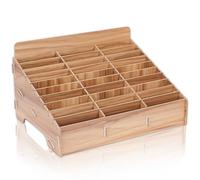 BAIFULAI Boîte de rangement pour téléphone portable à 30 compartiments - En bois - Pour l'école, le garage de téléphone portable - Pour salle de classe, bureau, école