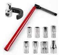 BAIFULAI Clé pour écrou de robinet, clé de robinet, qualité en acier, pince pour robinetterie, 8-17 mm, outil universel, outil de lavabo