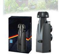 BAIFULAI Écumeur de surface d'aquarium 160 l/h 3 W pour aquarium jusqu'à 200 l, aspirateur de surface avec éponge et ventouses, filtre d'aquarium, dissolvant de film d'huile