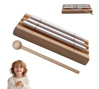 BAIFULAI Energy Chime - Baguette sonore 3 tons avec maillet en bois - Carillon énergétique à 3 tons - Carillon à énergie - Pour l'éducation musicale précoce, cadeau, prière, yoga, méditation