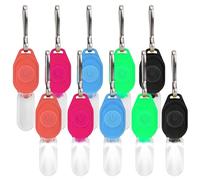 BAIFULAI Lot de 10 cartables clignotants LED - Réflecteurs LED - 5 couleurs - Lumière clignotante - Pour enfant - Lumière de sécurité pour chien - Pour sac à dos, jogging, randonnée, course, camping