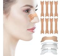 BAIFULAI Lot de 100 pansements nasaux anti-ronflement - Bandes nasales extra fortes - Meilleure respiration - Soulage la congestion nasale due à la rhinite - Allergies - Anti-ronflement - Pour le