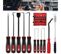 BAIFULAI Lot de 11 crochets universels avec grattoir et outil magnétique pour enlever les joints de tuyau de réparation électronique automobile
