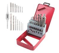 BAIFULAI Lot de 15 tarauds pour machine HSS M3 - M12, tarauds à carotter, tarauds avec porte-tarauds, tarauds mécaniques