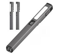 BAIFULAI Lot de 2 lampes LED COB - Rechargeable par USB C - 6 modes de luminosité - Étanchéité IPX5 - Mini lampe de poche LED avec aimant et indicateur de niveau de batterie - Pour camping, atelier