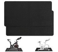 BAIFULAI Lot de 2 ttapis de protection de sol pour tapis de course : 30 x 63,5 x 0,5 cm Tapis de protection de sol résistant aux chocs Fitness, 5 mm d'épaisseur, tapis de sol de fitness pour appareils
