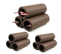 BAIFULAI Lot de 3 cachettes en céramique, grotte d'aquarium, accessoire de réservoir à poissons, décoration d'aquarium, grotte pour crevettes, poissons, crevettes, grotte en céramique pour aquarium