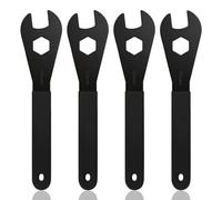 BAIFULAI Lot de 4 clés coniques pour vélo (16, 17, 18, 19 mm) - Clé conique - Clé à molette - Clé à molette - Clé à molette - Clé à fourche