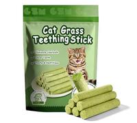 BAIFULAI Lot de 6 collations à l'herbe à chat : bâtonnets d'herbe à chat de 180 g, bâtonnets de thé pour le soin des dents du chat et l'élimination des boules de poils, pour protéger le système