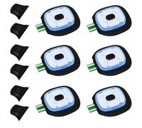 BAIFULAI Lot de 6 lumières LED de rechange pour bonnet lumineux - Rechargeable par USB - Étanche - 3 modes - Lampe étanche pour bonnet tricoté - Pour homme, femme et enfant