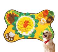 BAIFULAI Tapis Fouisseur pour Chiens: 1 Pièce Jouet Interactif, Matelas Fouisseur pour Chiens, Adapté pour L'intérieur & Extérieur (64x43cm, Jaune)
