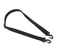 BAIGIO Bandoulière Réglable Bandoulière en Nylon Sangle Remplacement avec Crochet Pivotant pour Bagages Sacs à Bandoulière Sacs Porte-Documents (Noir)