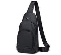 BAIGIO Sac de Poitrine Homme Sac Bandouliere Sacoche Bandouliere Sacoche Porte Epaule Homme Sac a Dos de Voyage pour Randonne Cyclisme Voyage Camping