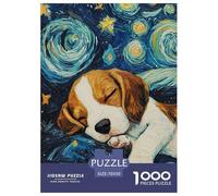 BAigle Dogs 1000 Pièce Puzzle Jeu Éduchatif Créatif Jigsaw Puzzle Jeu De Défi Unique pour Cadeaux De Voyage, Présent 70x50cm/1000pcs