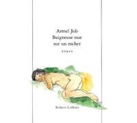 Baigneuse nue sur un rocher