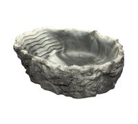 Baignoire 2000 Ml Marbrée, Bassin Pour Terrarium, Reptiles, Lézards, Serpents