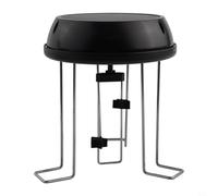 Baignoire à oiseaux à énergie solaire - Silencieux - Arrête l'eau stagnante - Système de circulation pour bassin de jardin - Accessoire noir 6,4 x 11,5 cm