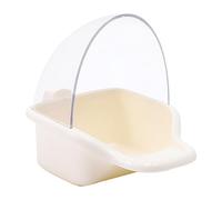 Baignoire À Oiseaux À Suspendre, Bain D'oiseau Jouet Bain D'oiseau Suspendu Perruche Baignoires en Cage Perroquet Baignoire Eau Mangeoire Support Plateau Bains d'oiseaux pour Cages