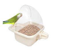 Baignoire à oiseaux suspendue - Baignoire à oiseaux - Douche - Baignoire pour oiseaux - Cage de bain pour oiseaux - Pour animaux de compagnie - Petit et moyen perroquet - Conure