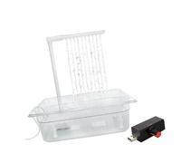 Baignoire à pompage automatique pour perroquets - Fontaine à flux réglable pour oiseaux et animaux de compagnie