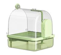 Baignoire à pompage automatique pour perroquets - Fontaine à flux réglable pour oiseaux et animaux de compagnie