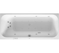 Duravit Duravit Baignoire balnéo Happy D.2 160x70 cm, Combi P, version EB, 1 RS gauche, blanc Quantité:1