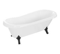Baignoire acrylique autoportante rétro Mexen 170 x 75 cm blanche avec pieds n...